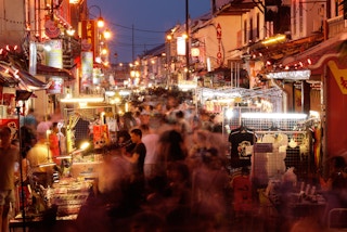 Night market in Melaka