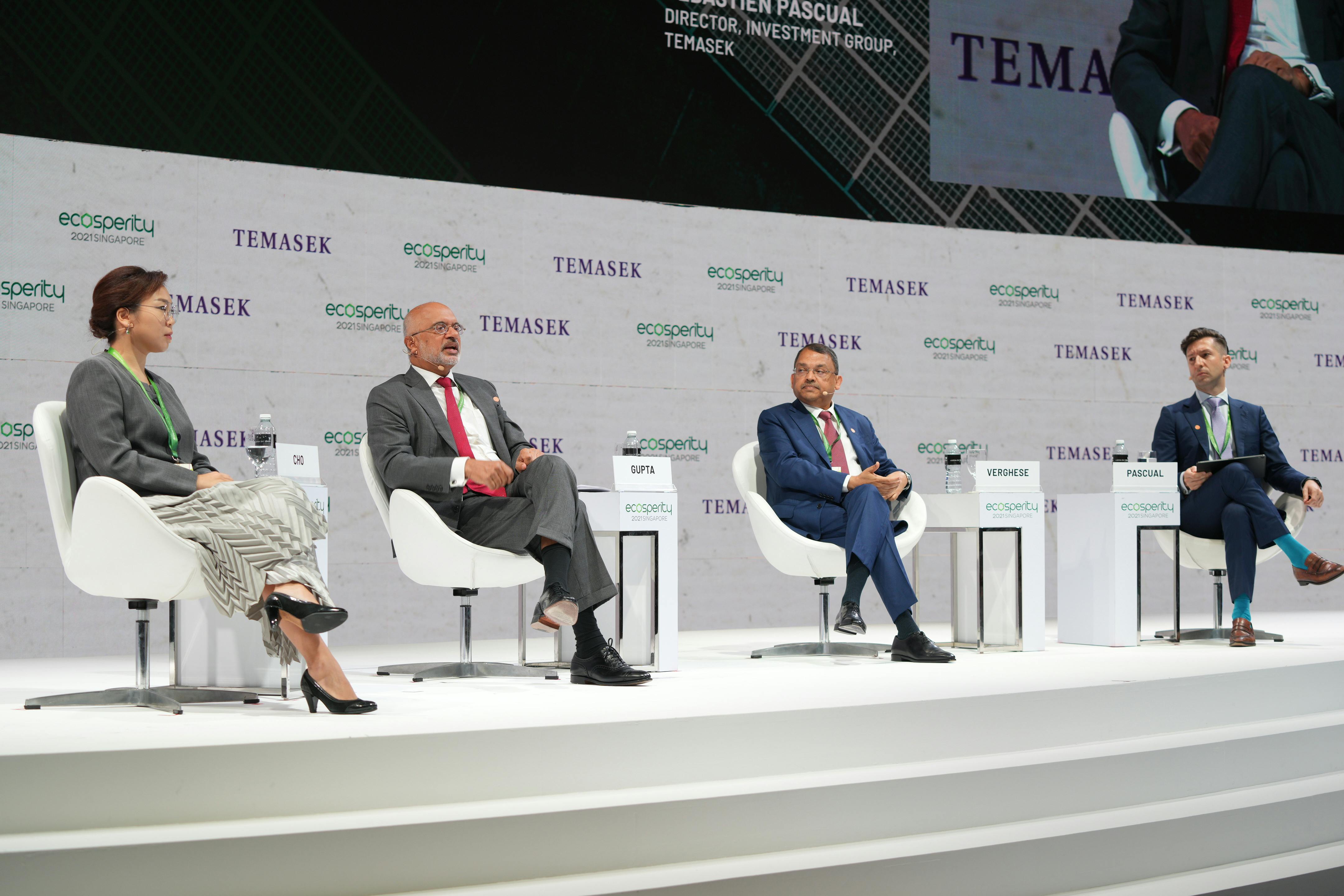 Piyush Gupta and Sunny Verghese