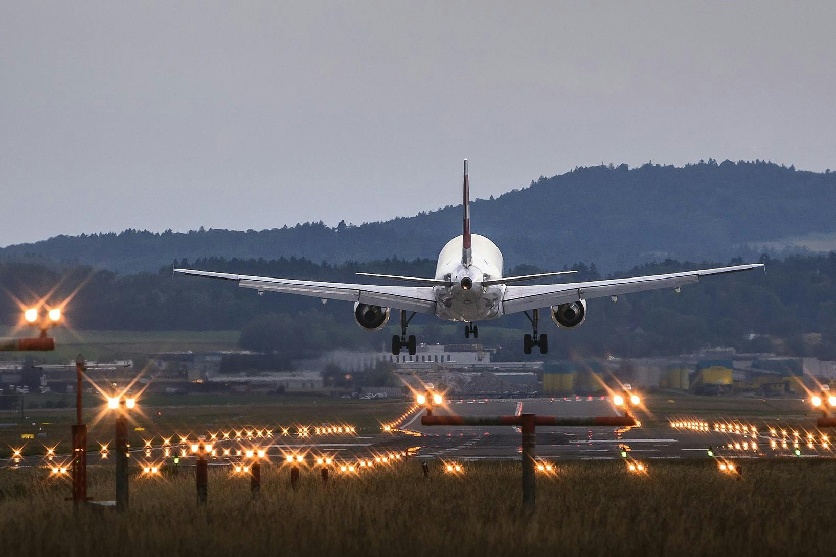 Airplane Zurich airport