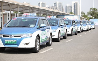 BYDE electric taxis in China