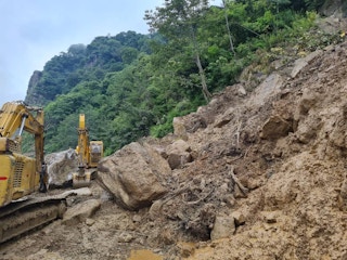 Landslide in Bhutan on July 2021