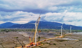 Vietnam wind turbine towers
