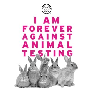 The Body Shop's Against Animal Testing campaign