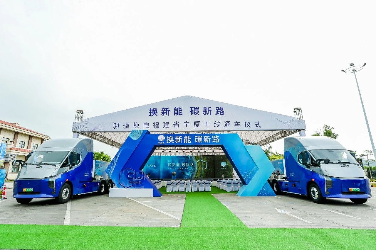 CATL trucks battery swapping