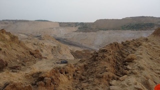 Coal mine in West Bengal, India