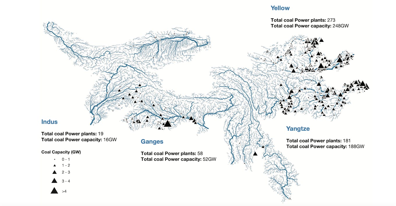 Coal plant concentration_river basins_China Water Risk