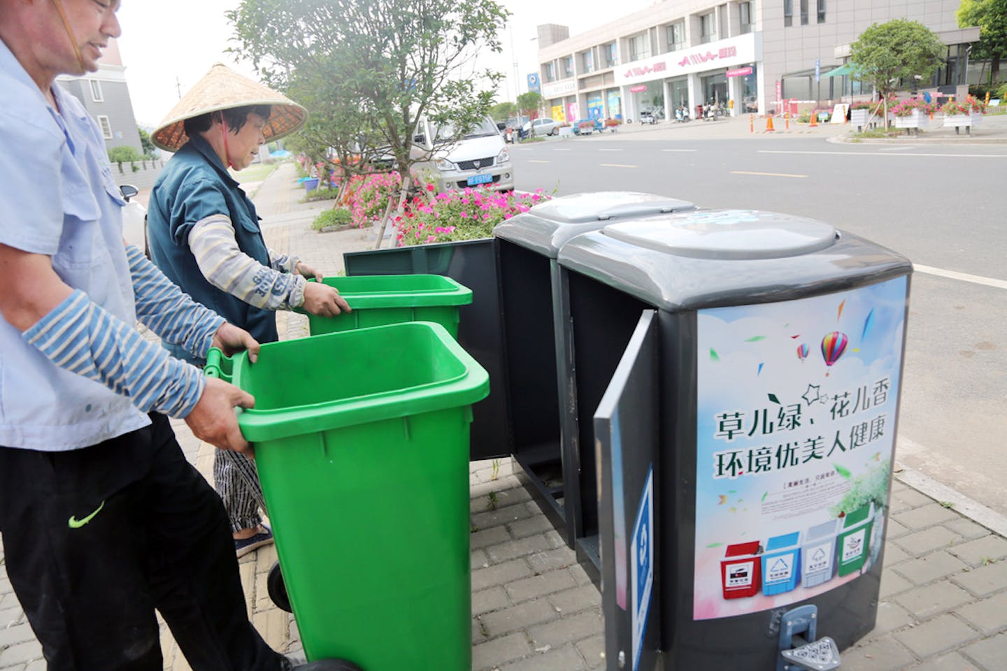 recyciing bins china