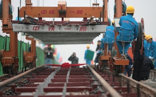 rail construction china
