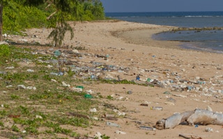 plastic pollution Little Andaman in the Indian Ocean