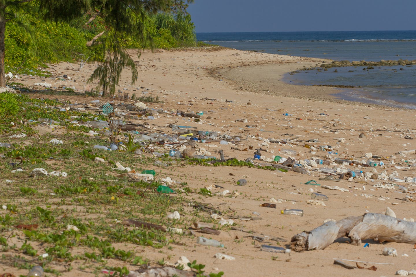 plastic pollution Little Andaman in the Indian Ocean