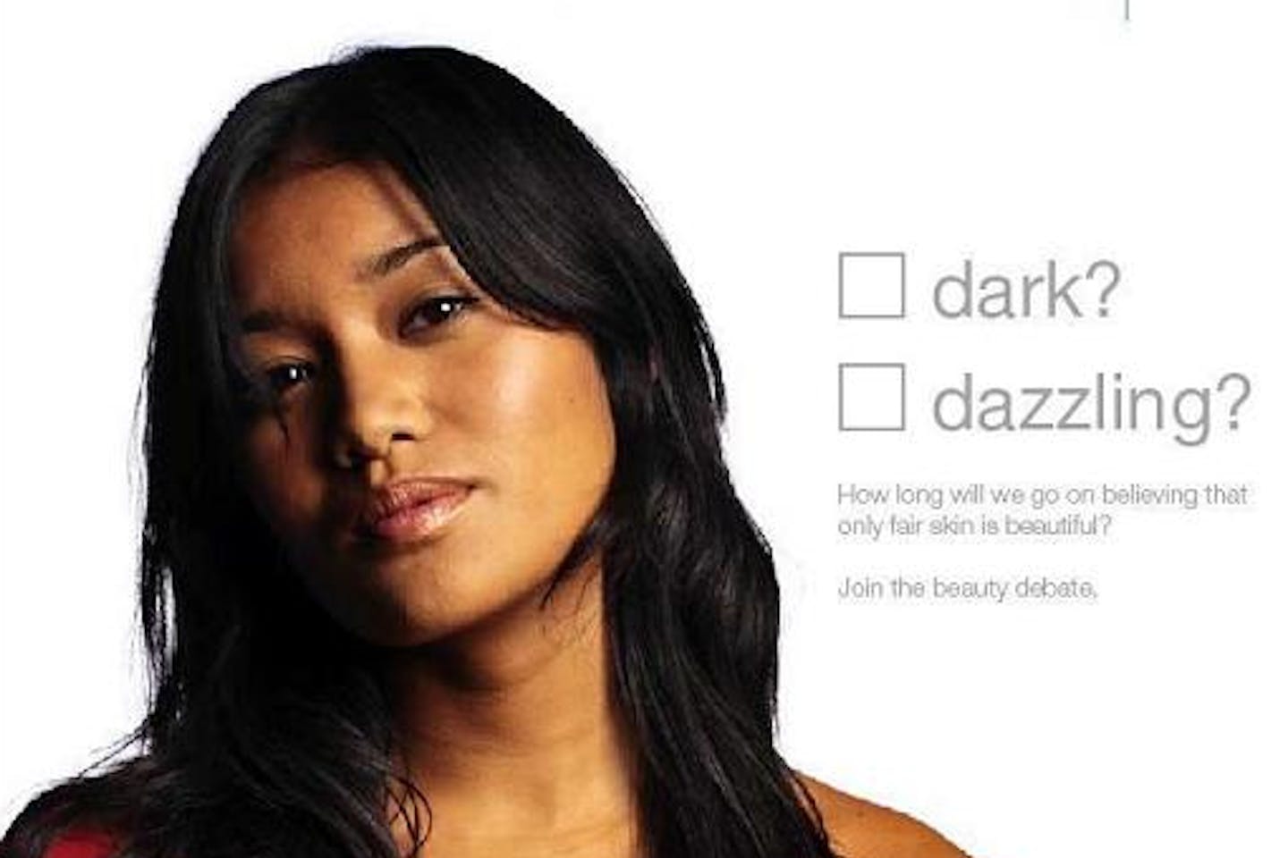 An advertisement for Dove soap.