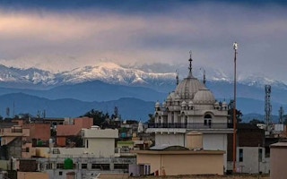 Now some residents in northern India say they can see the snow-capped Himalayas 200 kilometres away for the first time in 30 years.