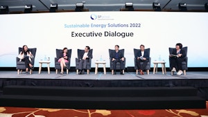 Panelists at SP Group's Sustainable Energy Solutions 2022 Forum
