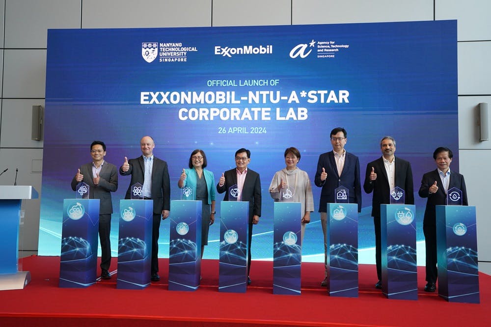 The ExxonMobil-NTU-A*STAR Corporate Lab was launched in April