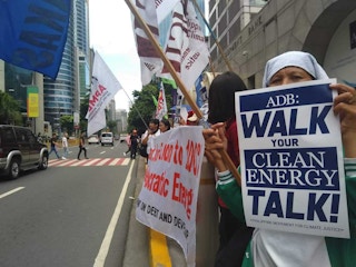 ADB protesters