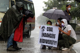 media covering coal philippines