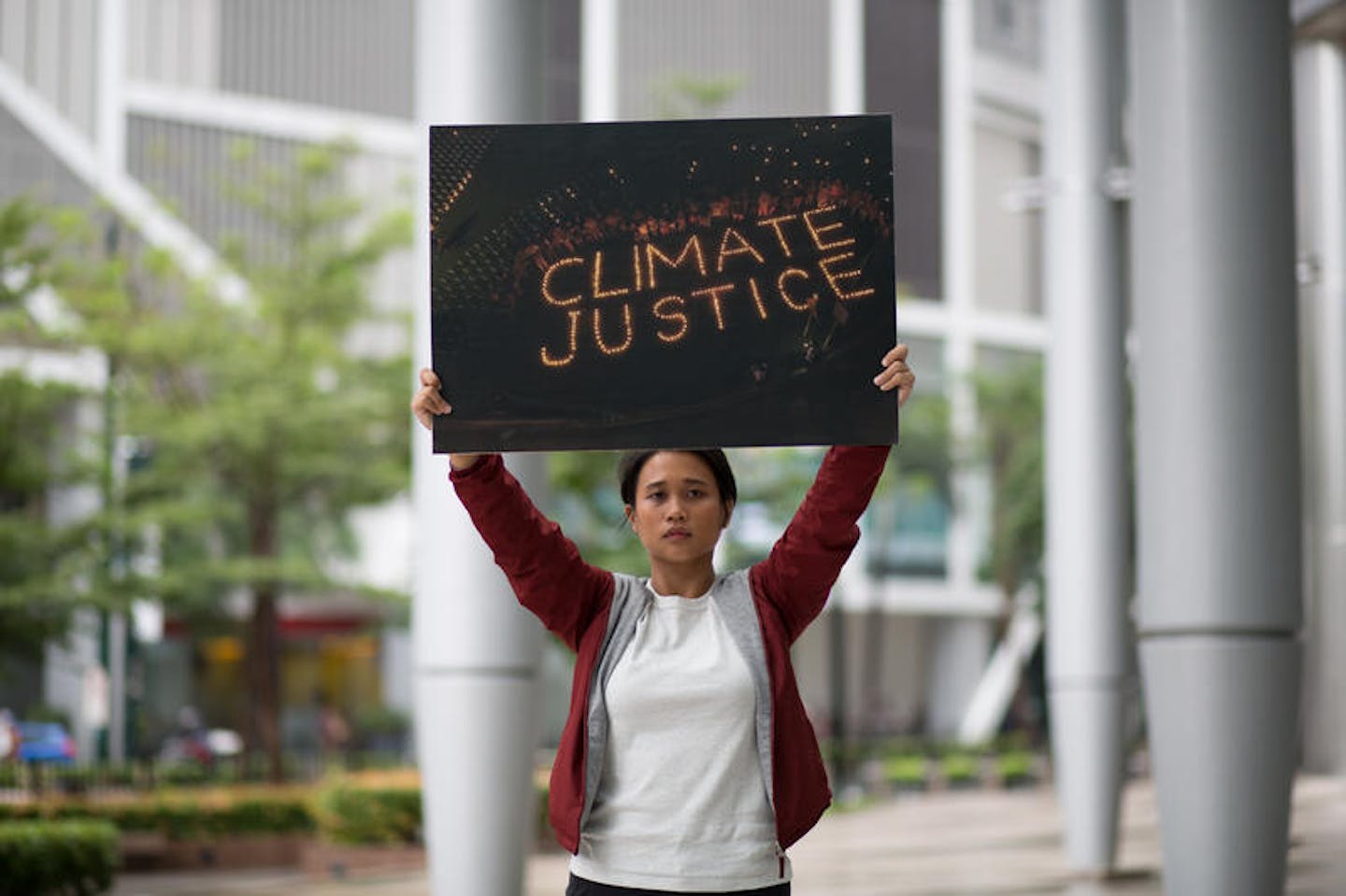 climate justice activist vs Shell