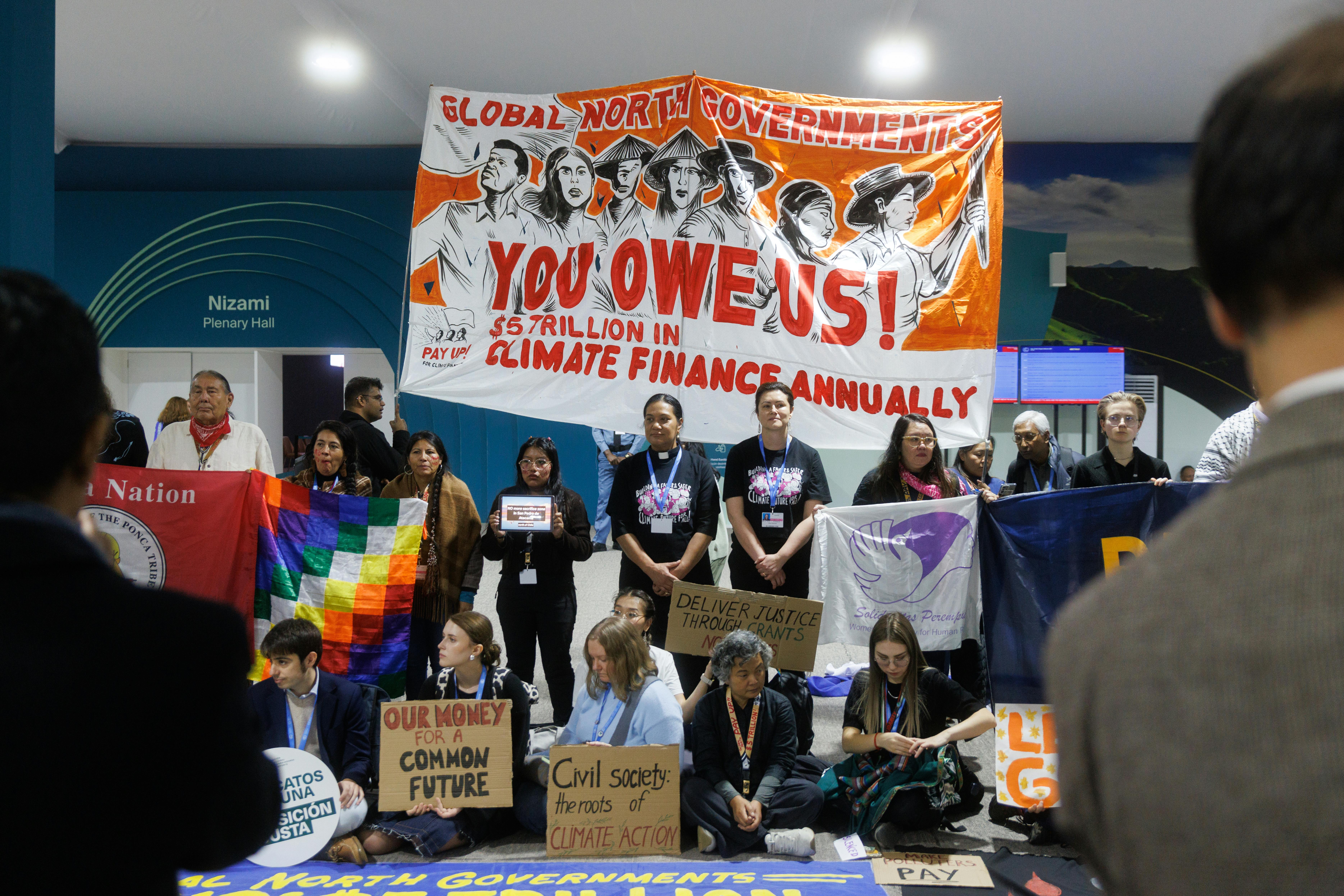 COP29_Protest_Pay_Up_Loss_and_Damage