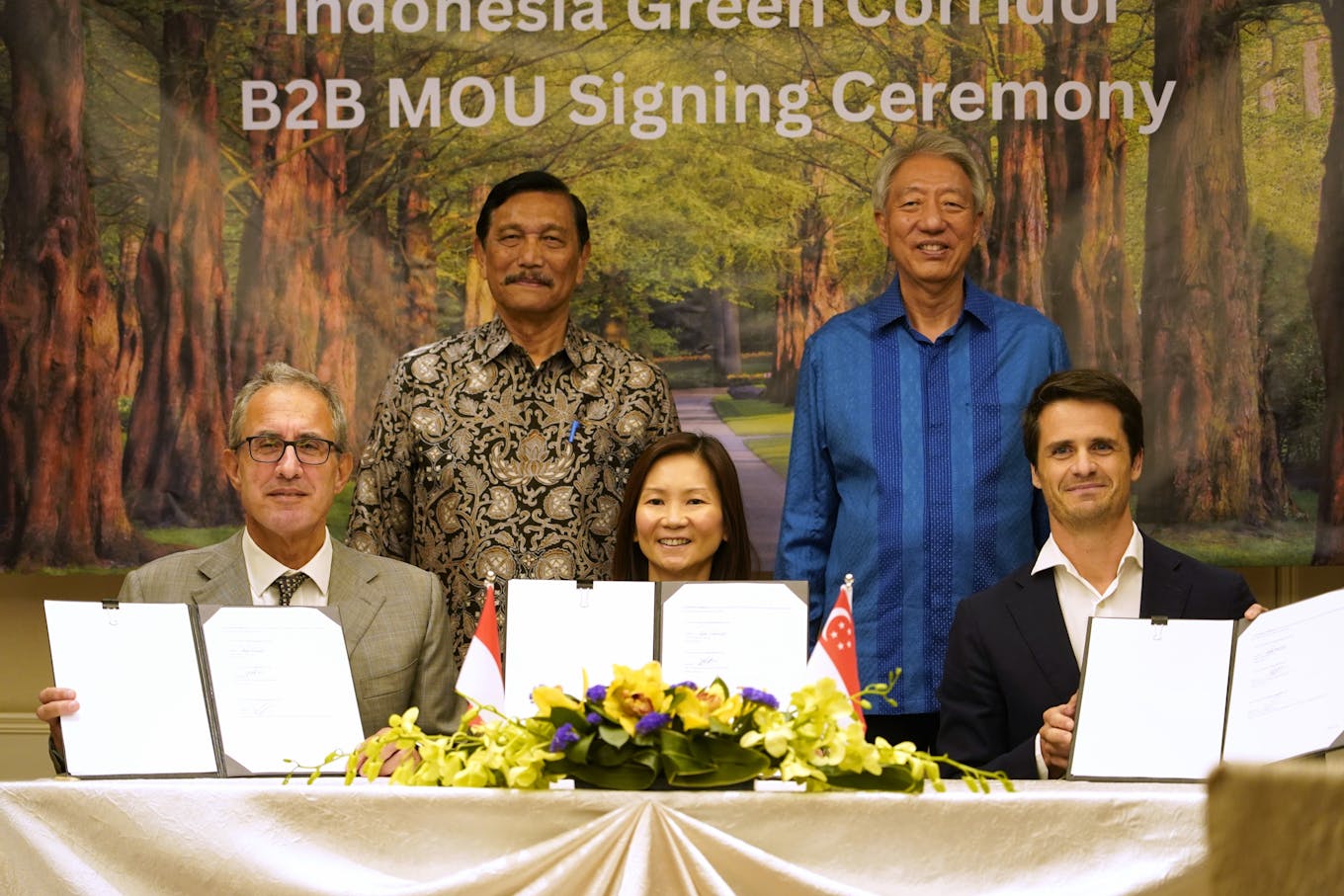 Singapore Indonesia Riau Green Corridor MOU signing