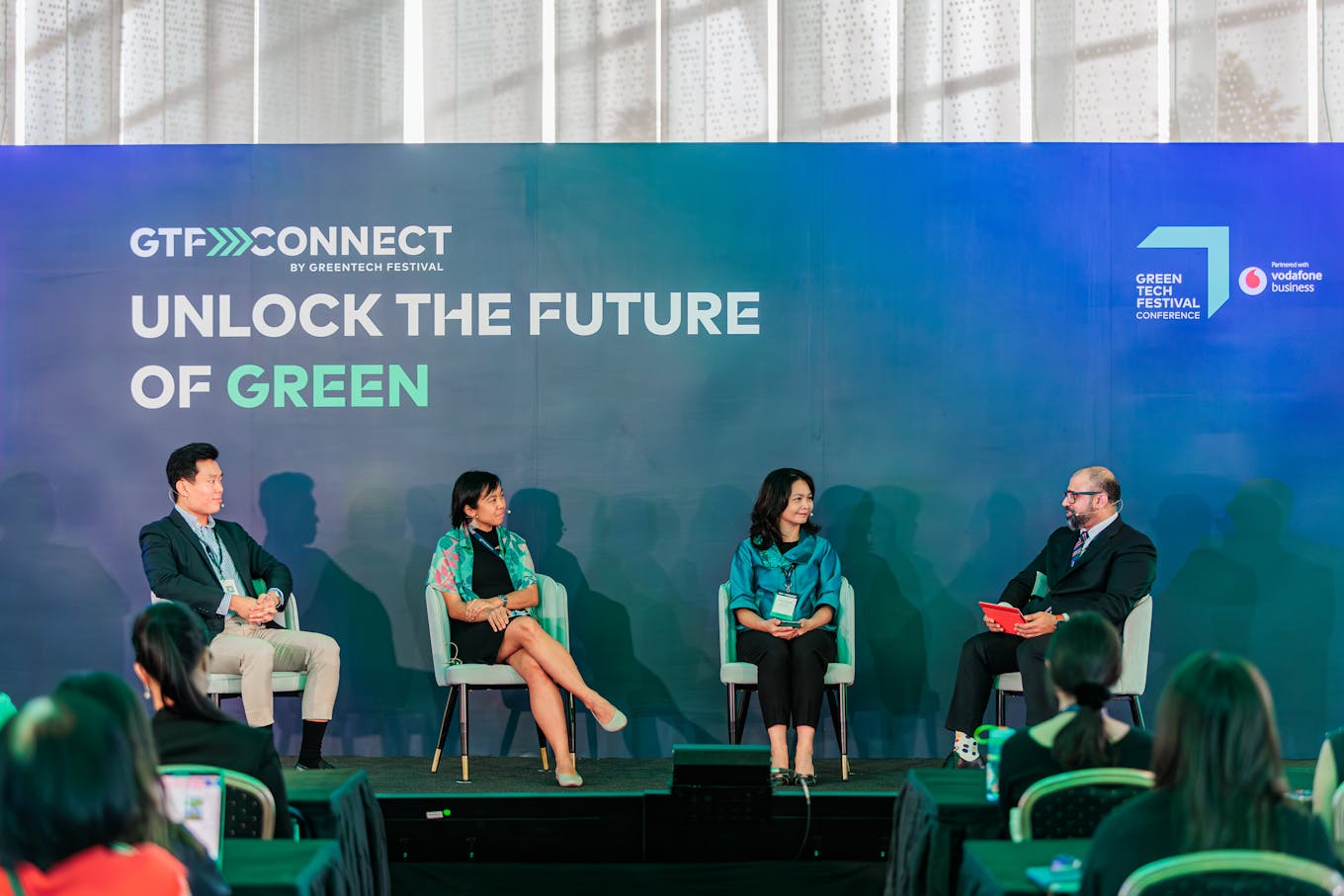 Greentech Festival 2023 panel trust tech sustainability