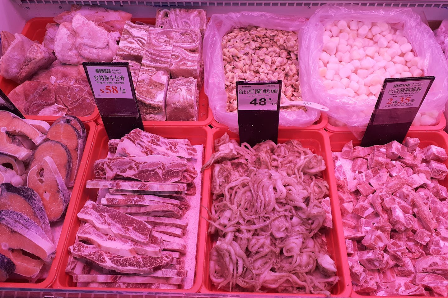 Meat sold in HK