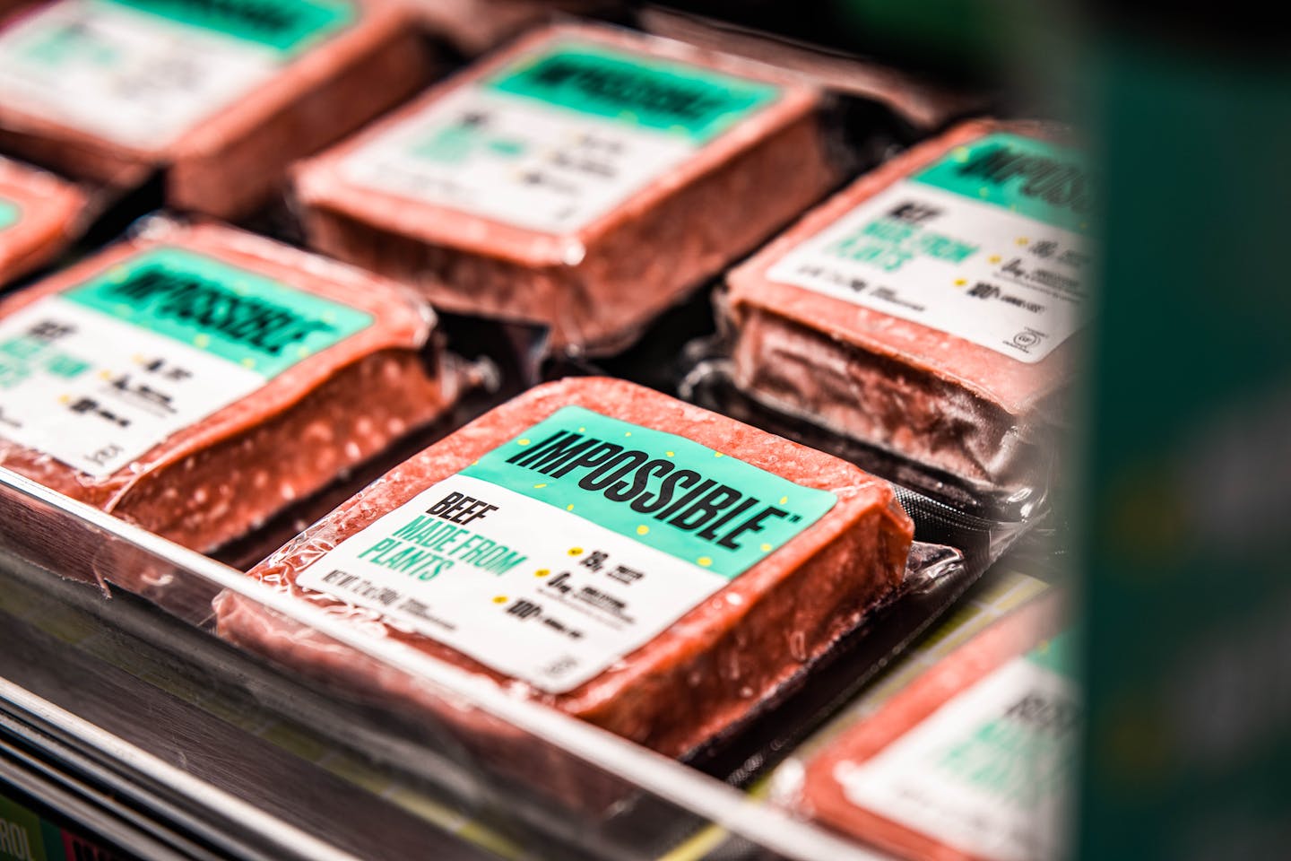 Impossible Foods retail packs
