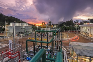 EDC binary geothermal power plant