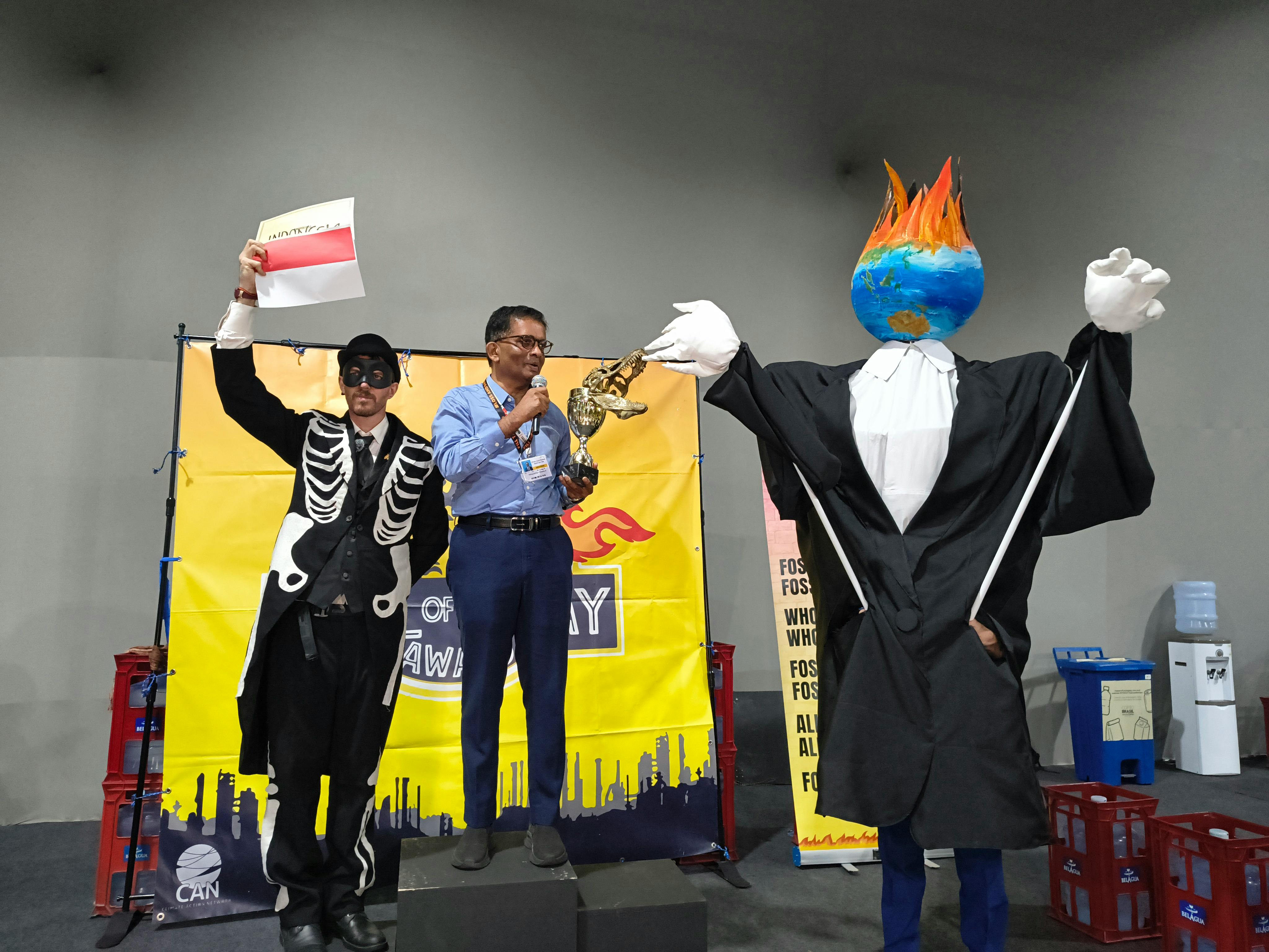 Indonesia receives spoof award for being coopted by fossil fuels lobbyists