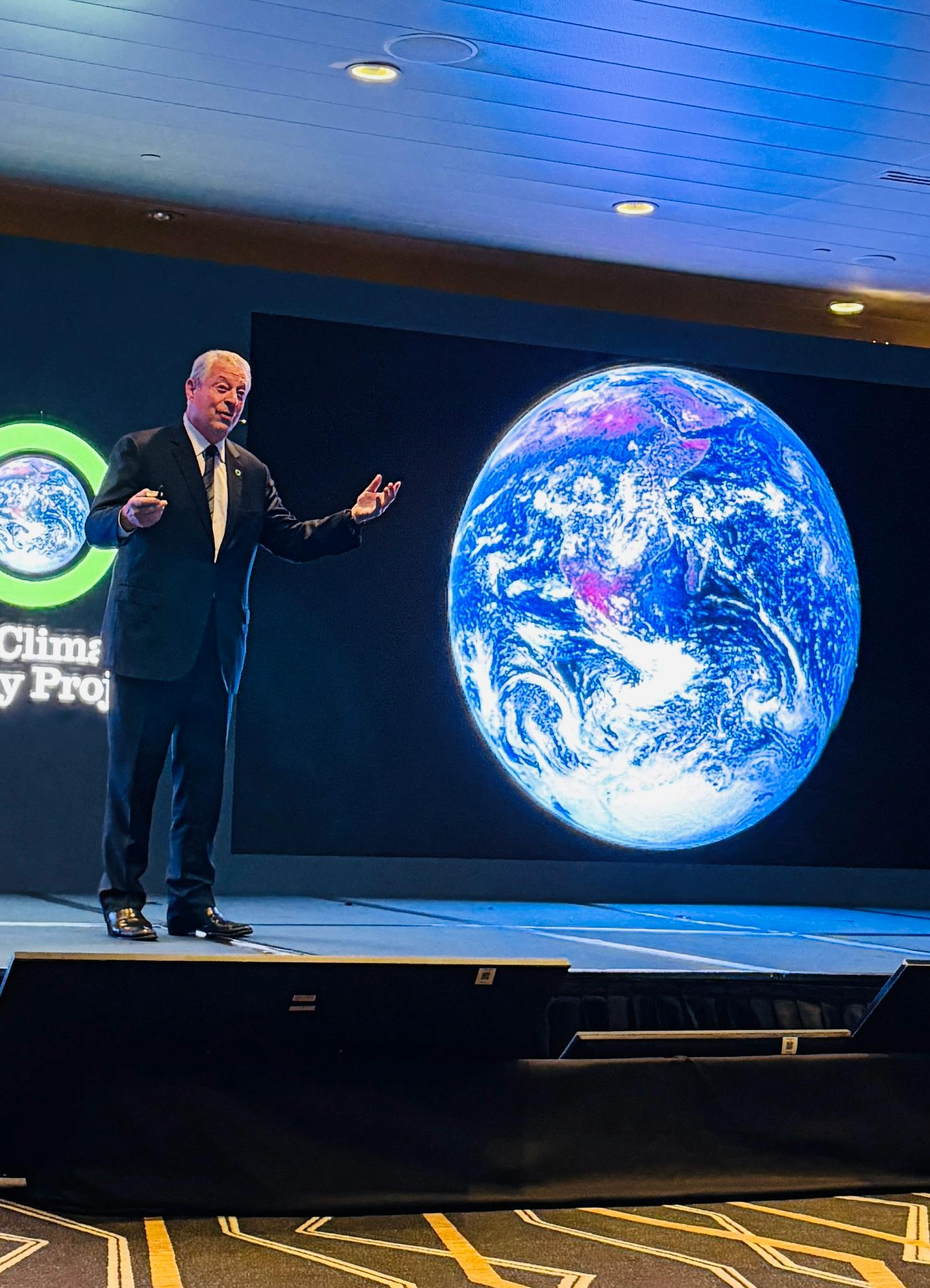 Al Gore at the Climate Reality Training Project