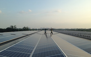 A solar installation in Singapore by LYS Energy Group. Image: LYS Energy