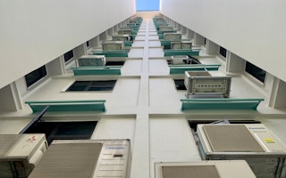 Air-conditioning units on a building in Singapore