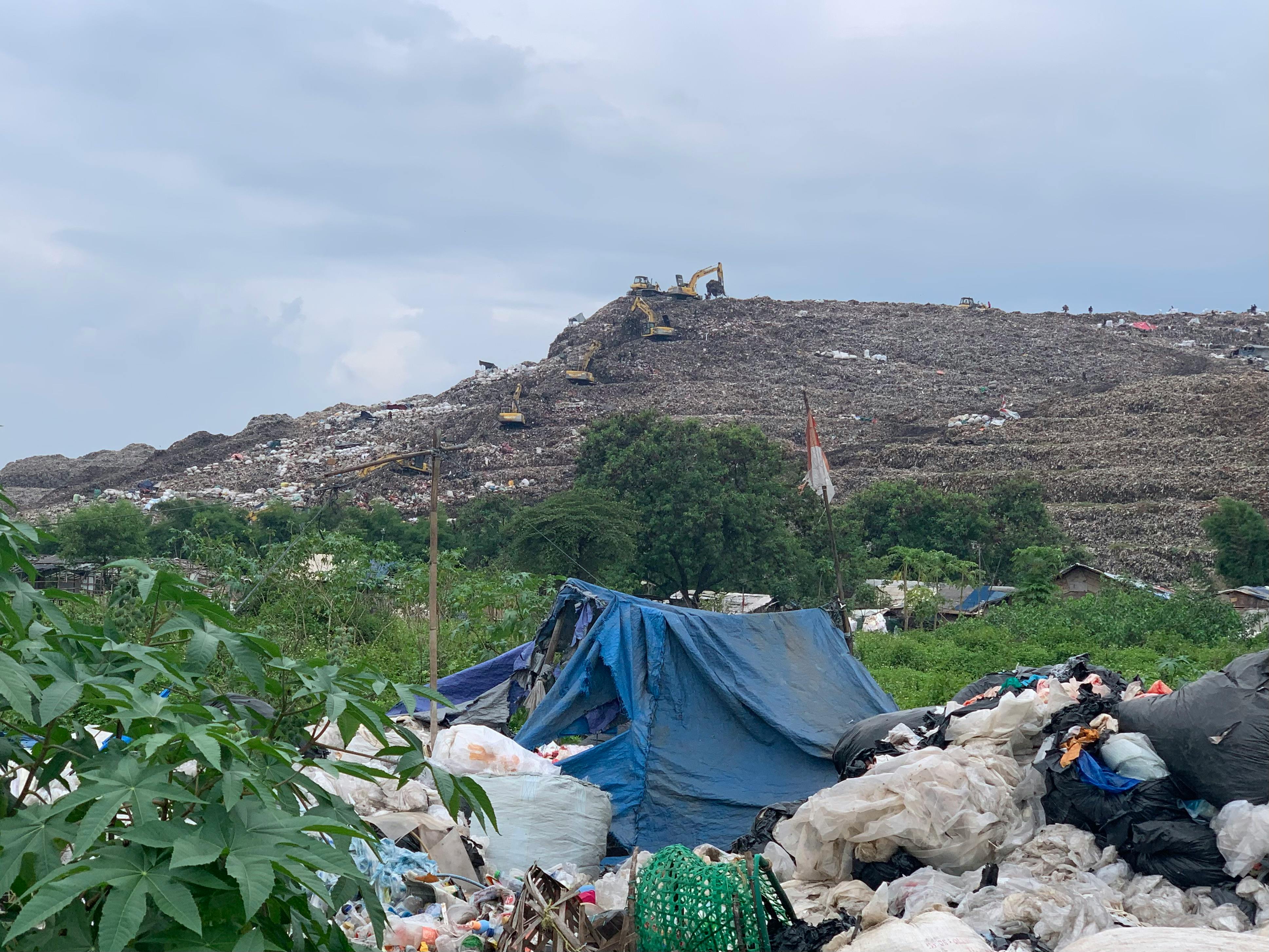 A landfill in Bekasi, near Jakarta, Indonesia