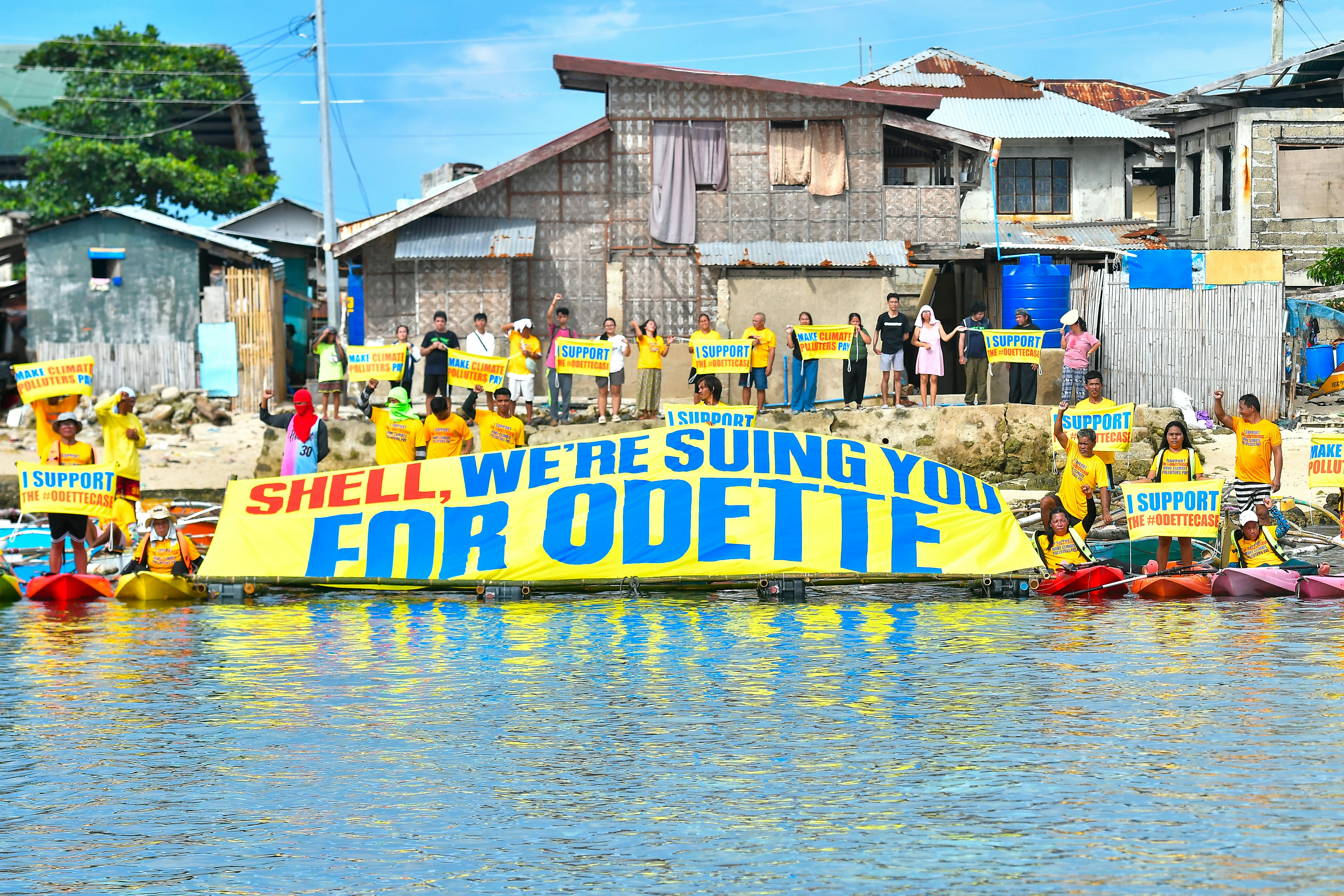 Shell lawsut Typhoon Rai