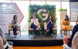 Panellists at Google Sustainability Summit – Net Zero Through Digitalisation in Singapore