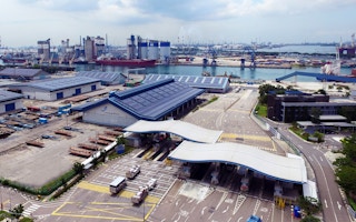 Jurong Port in Singapore