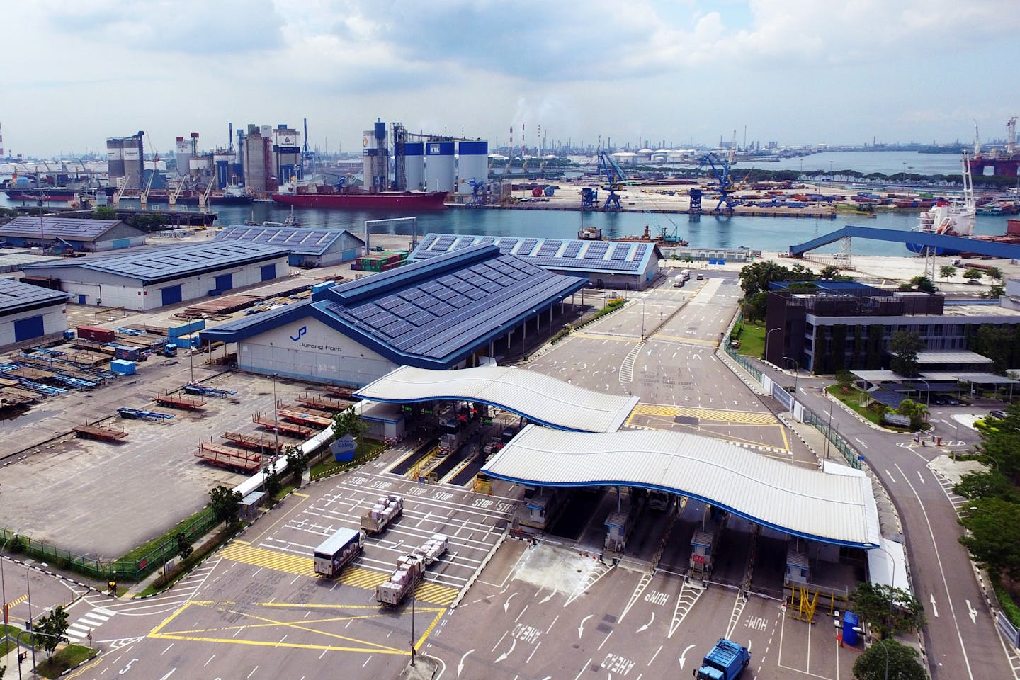 Jurong Port in Singapore
