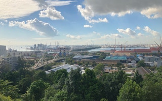 Jurong Island view from Jurong Hill Tower