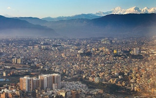 Kathmandu dense city