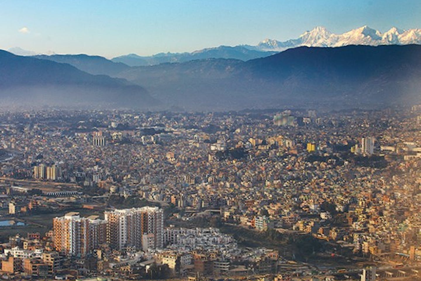 Kathmandu dense city