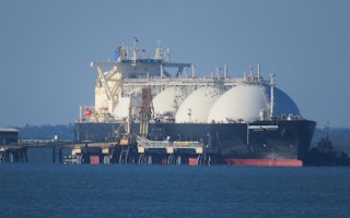 LNG Tanker Energy Progress at Wickham Point in March 2016