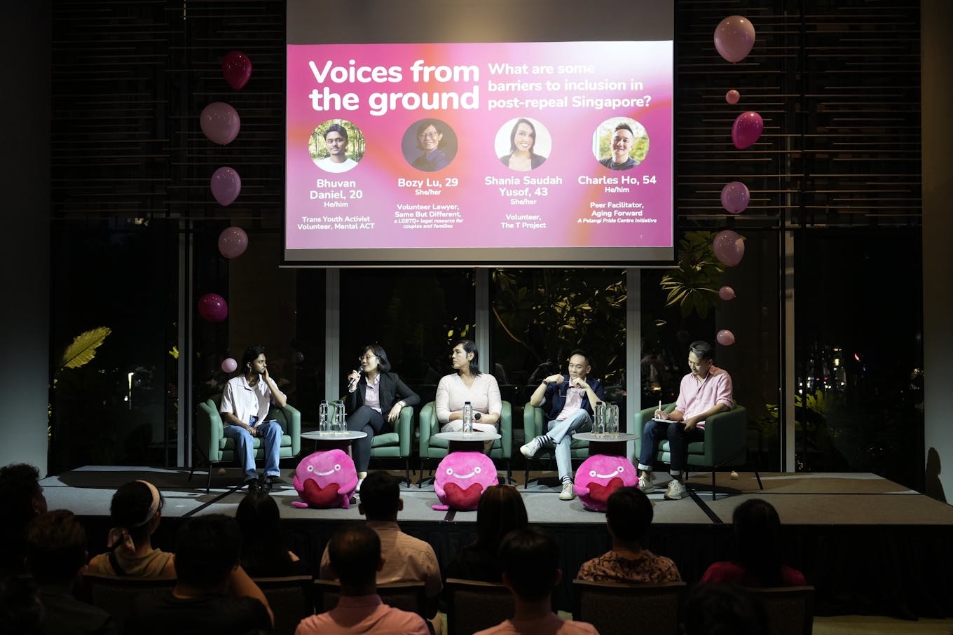 Panel at Pink Dot 16 launch