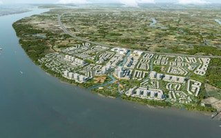 200-hectare residential development on a river delta in Nhon Trach