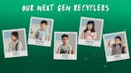 Kids recycle