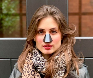 Carina Cunha, inventor of Nosy, a new anti-air pollution device.