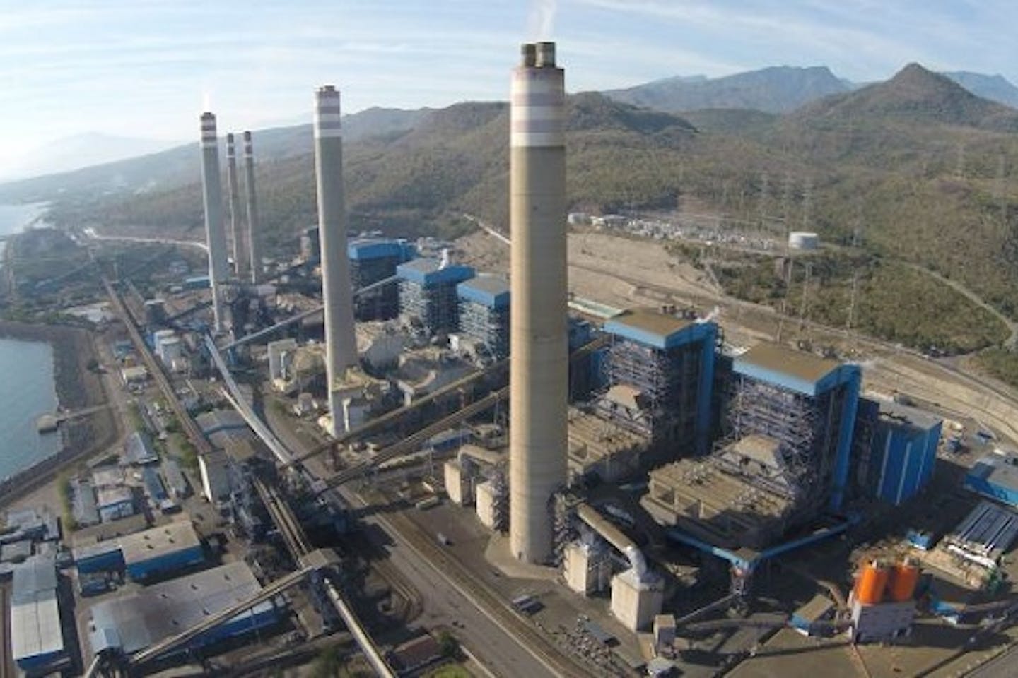 A coal plant in Indonesia. Southeast Asia's largest country by population and economy is the region's only region to be building new coal plants in 2019.