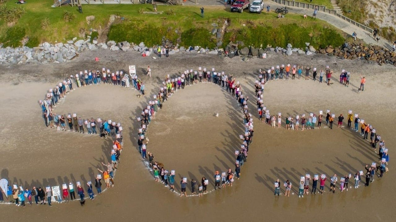 sand mining at Pakiri Beach
