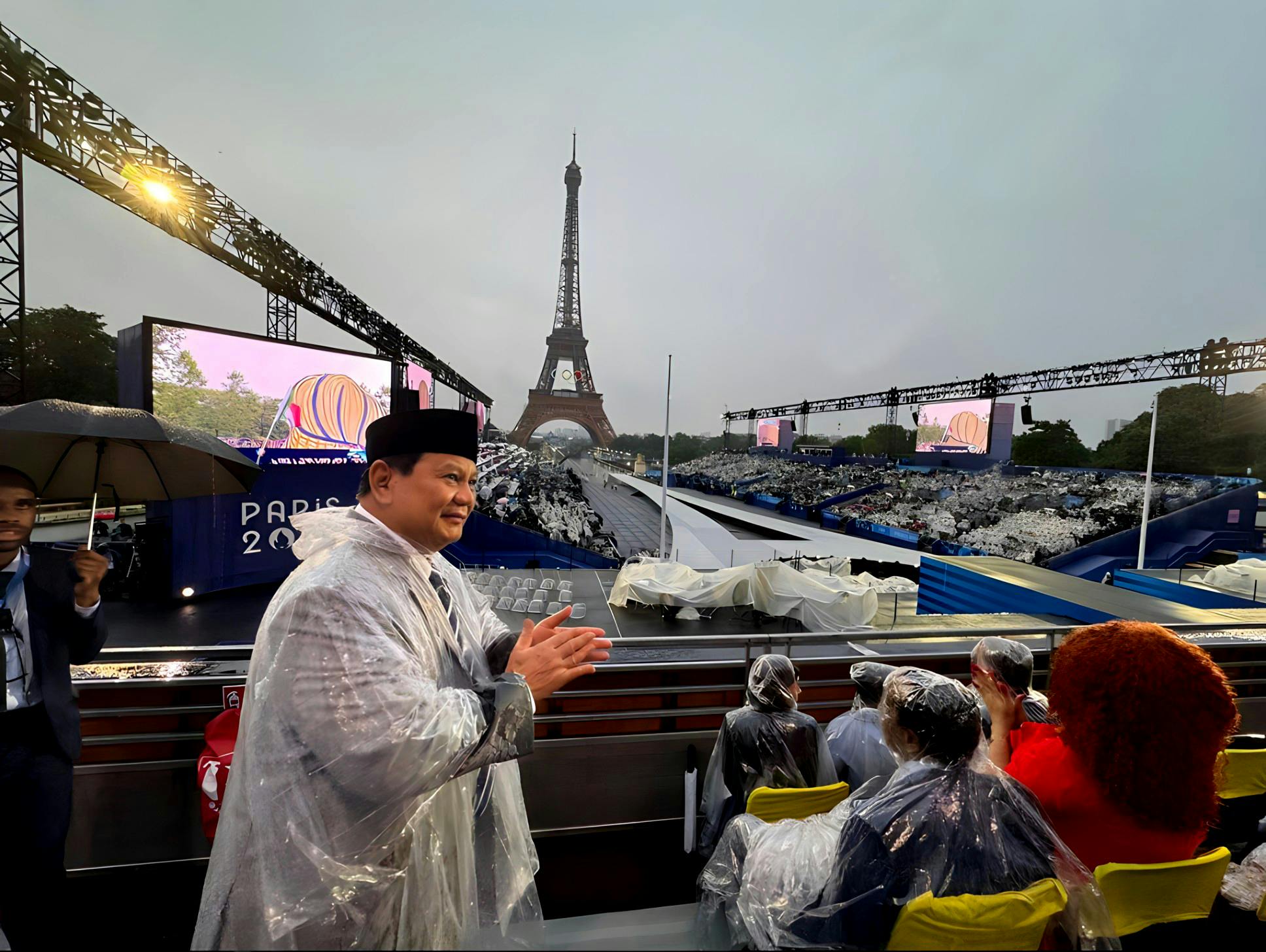 Indonesia's Prabowo Subianto Paris Olympics