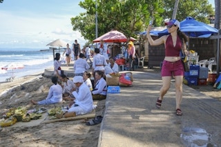 Tourist in Bali