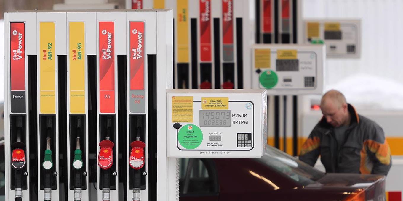 Russia Ukraine War_Energy prices_petrol station