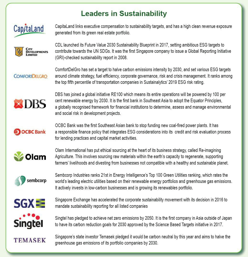 Leaders in sustainability: Singapore